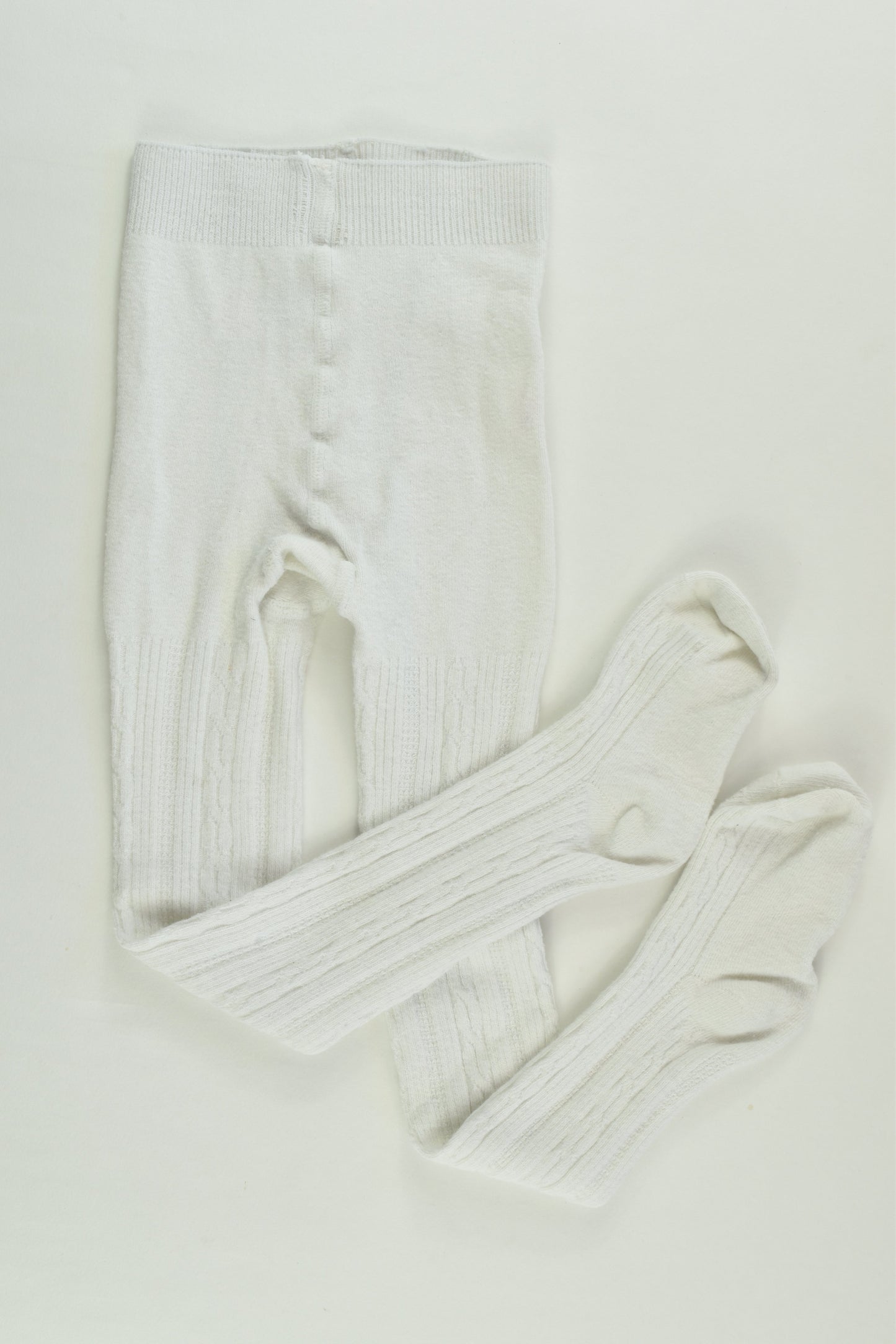 St Bernard for Dunnes Size 4-5 White Footed Tights