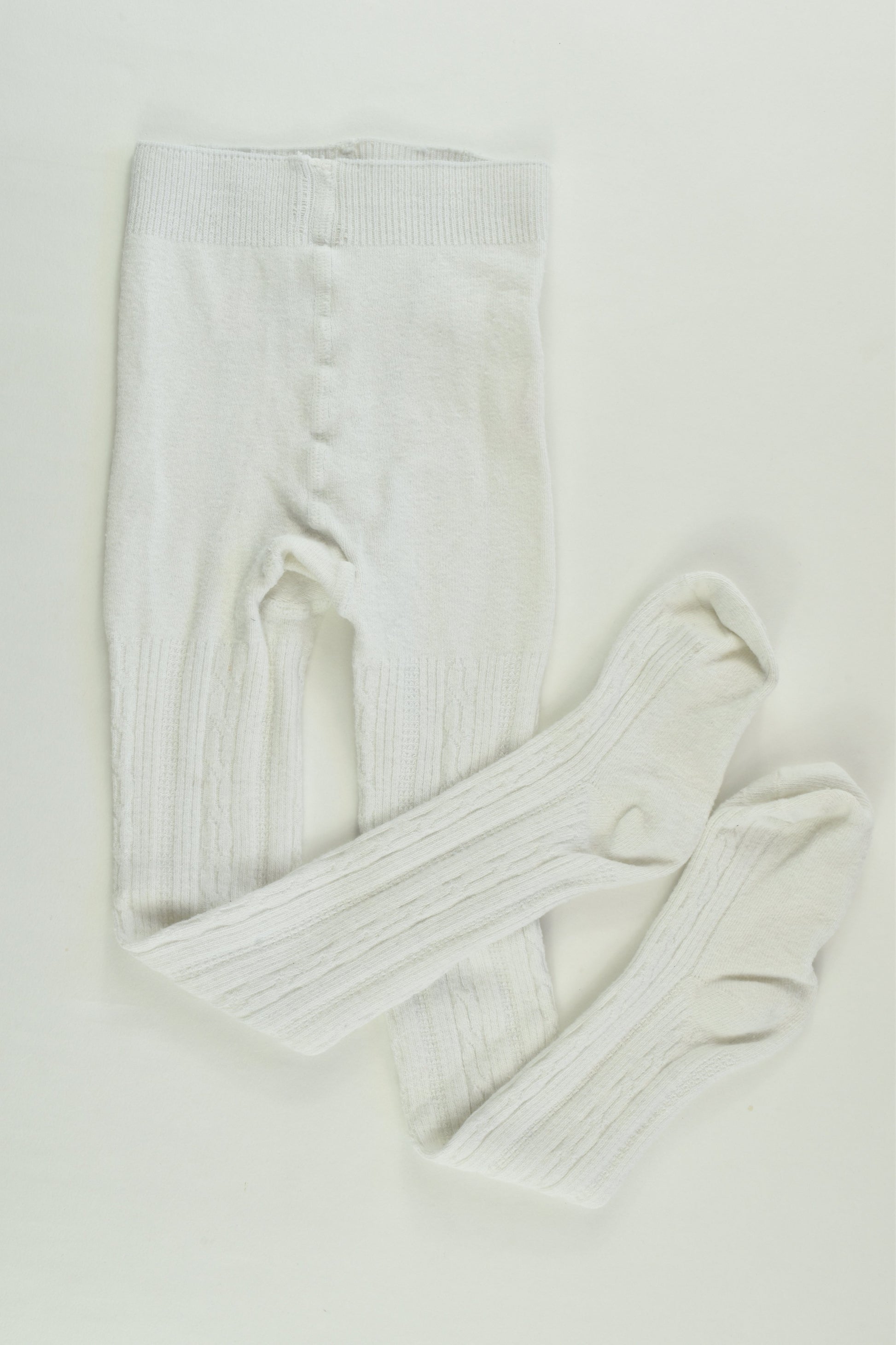 St Bernard for Dunnes Size 4-5 White Footed Tights