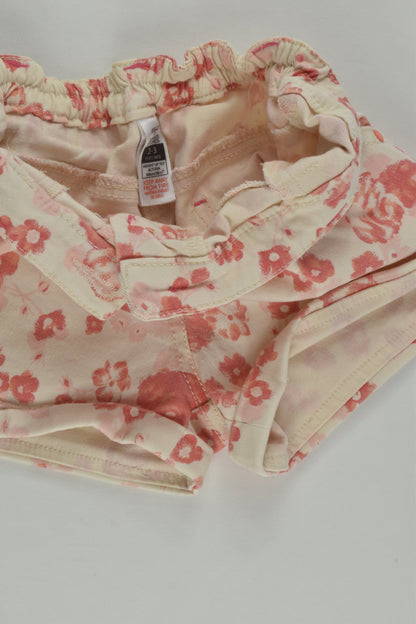St Bernard for Dunnes Stores Size 2-3 Stretchy 'Coral Tribe' Shorts