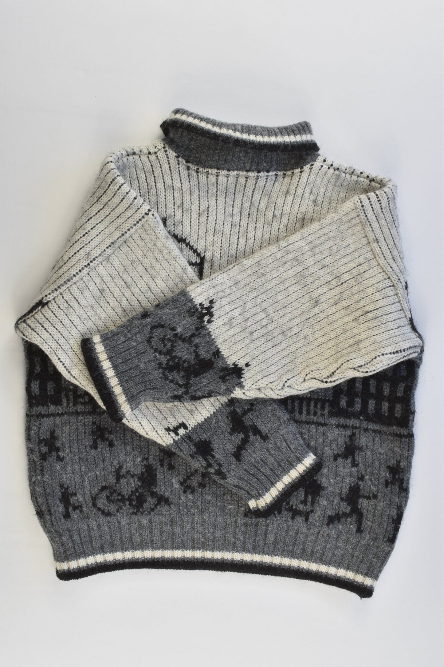 St Michael (UK) Size approx 3-4 Vintage Warm and Thick Knitted Jumper