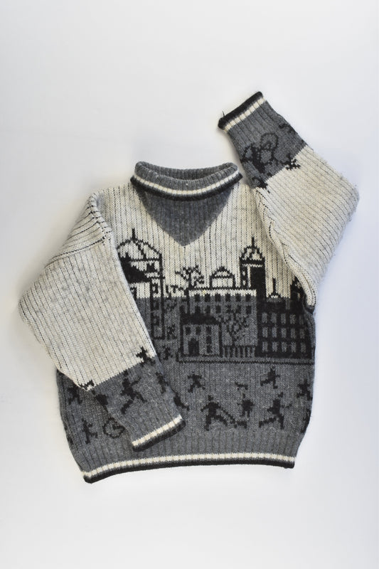 St Michael (UK) Size approx 3-4 Vintage Warm and Thick Knitted Jumper