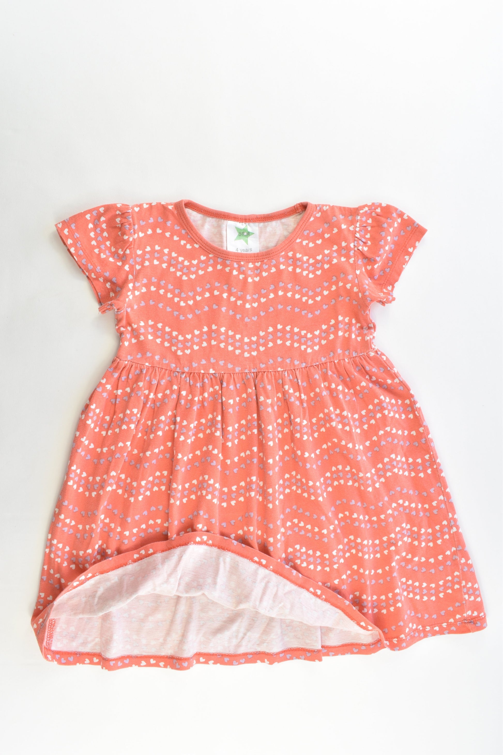 Star Size 4 Love Hearts Dress