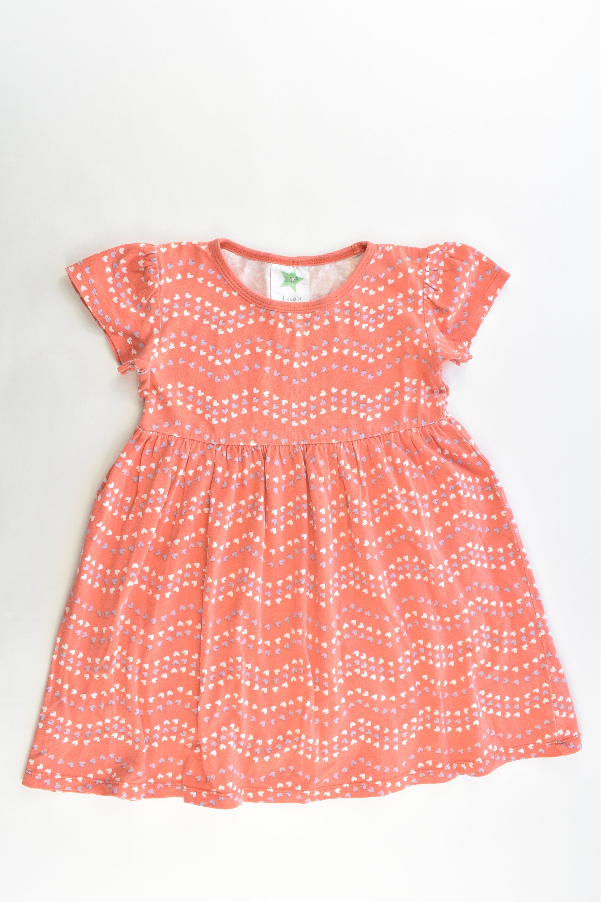 Star Size 4 Love Hearts Dress