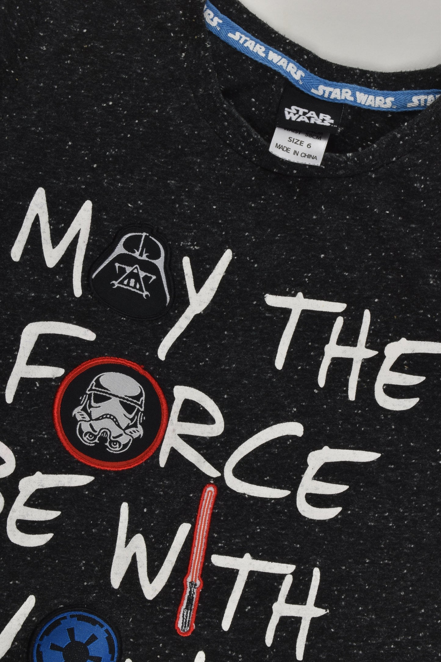 Star Wars Size 6 'May The Force Be With You' T-shirt