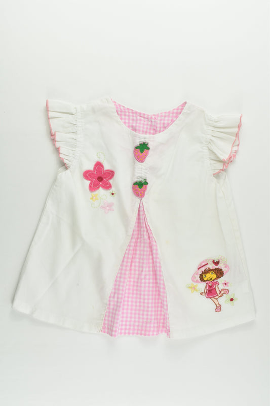 Strawberry Shortcake Size approx 2-3 Blouse