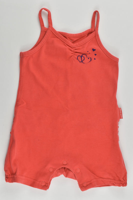 Sucre D'Orge (France) Size 0 (9 months, 74 cm) Playsuit with Ruffle at the Back