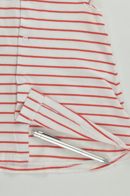 Sucre D'Orge (France) Size 0 (9 months, 74 cm) Stripes, Dots and Elephant Dress