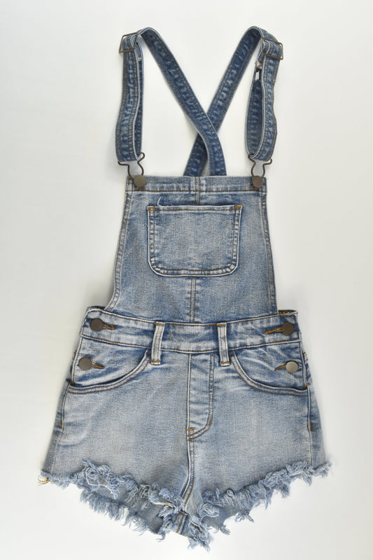 Supré Size 6 Stretchy Denim Short Overalls