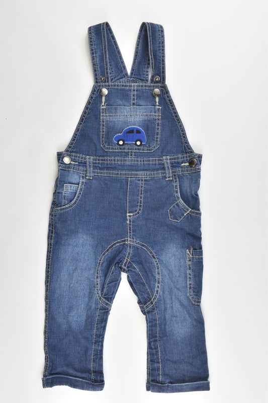 Susadi Size 6/12 months Soft Lined Denim Overalls