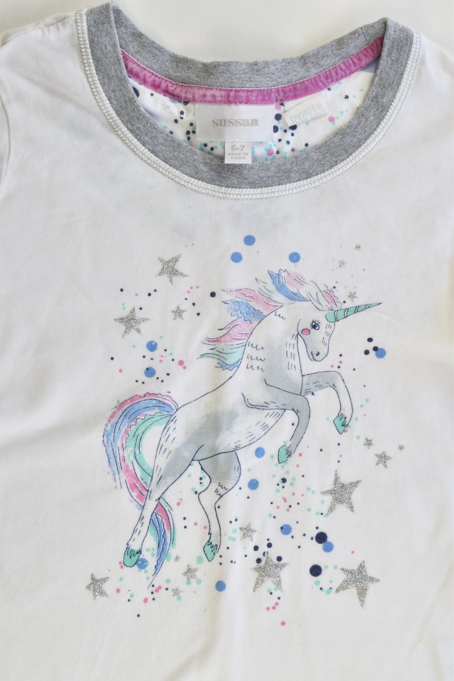Sussan Size 6-7 Unicorn Pj Set