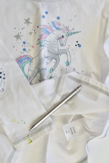 Sussan Size 6-7 Unicorn Pj Set