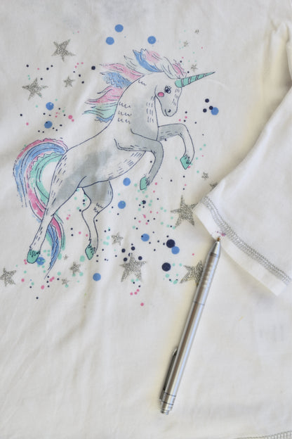 Sussan Size 6-7 Unicorn Pj Set