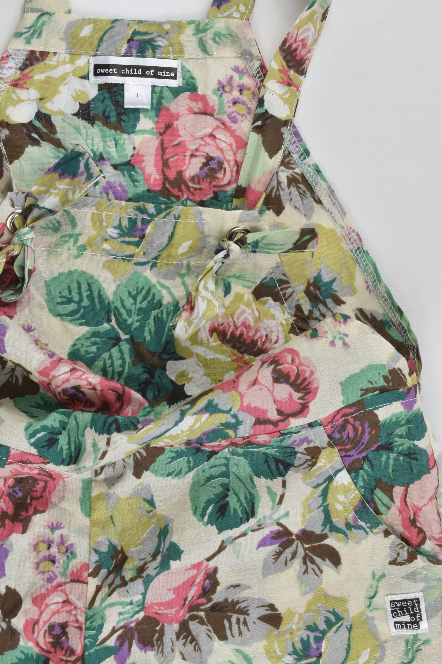 Sweet Child Of Mine Size 1 Floral Short Romper