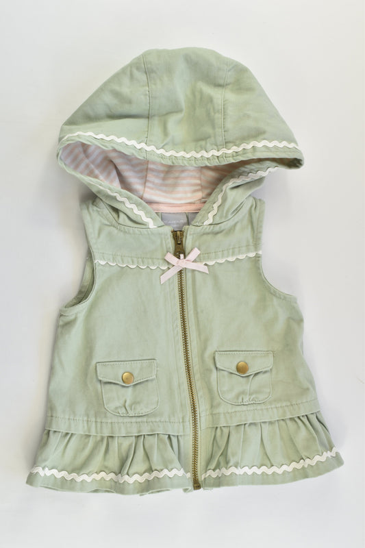 Tahari Baby Size 0 (6-9 months, 74 cm) Hooded Vest