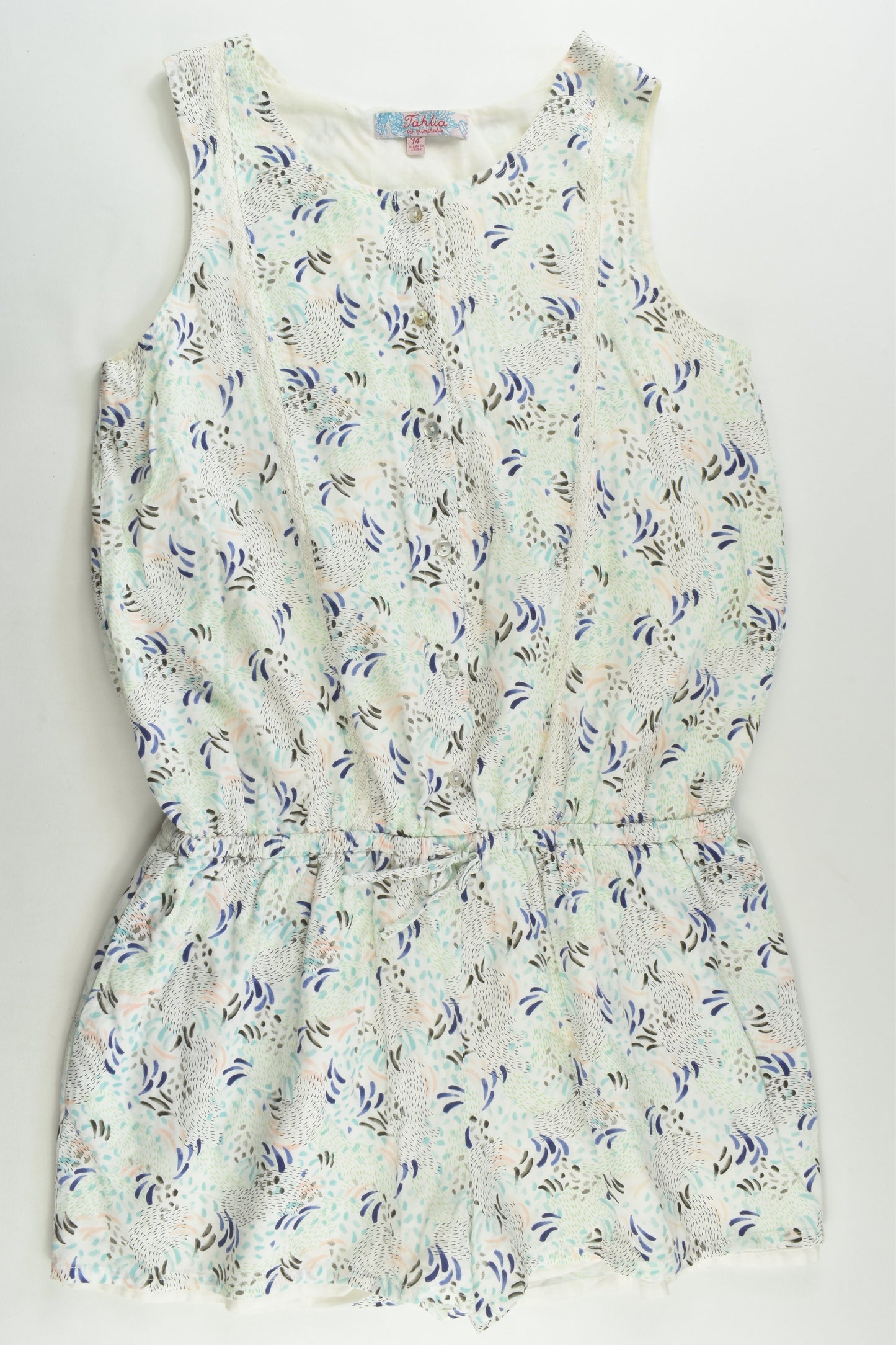 Tahlia by Minihaha Size 14 Fully Lined Playsuit