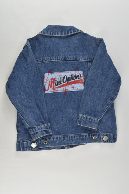 Target (Older Style) Size 2 'Mini Options' Denim Jacket