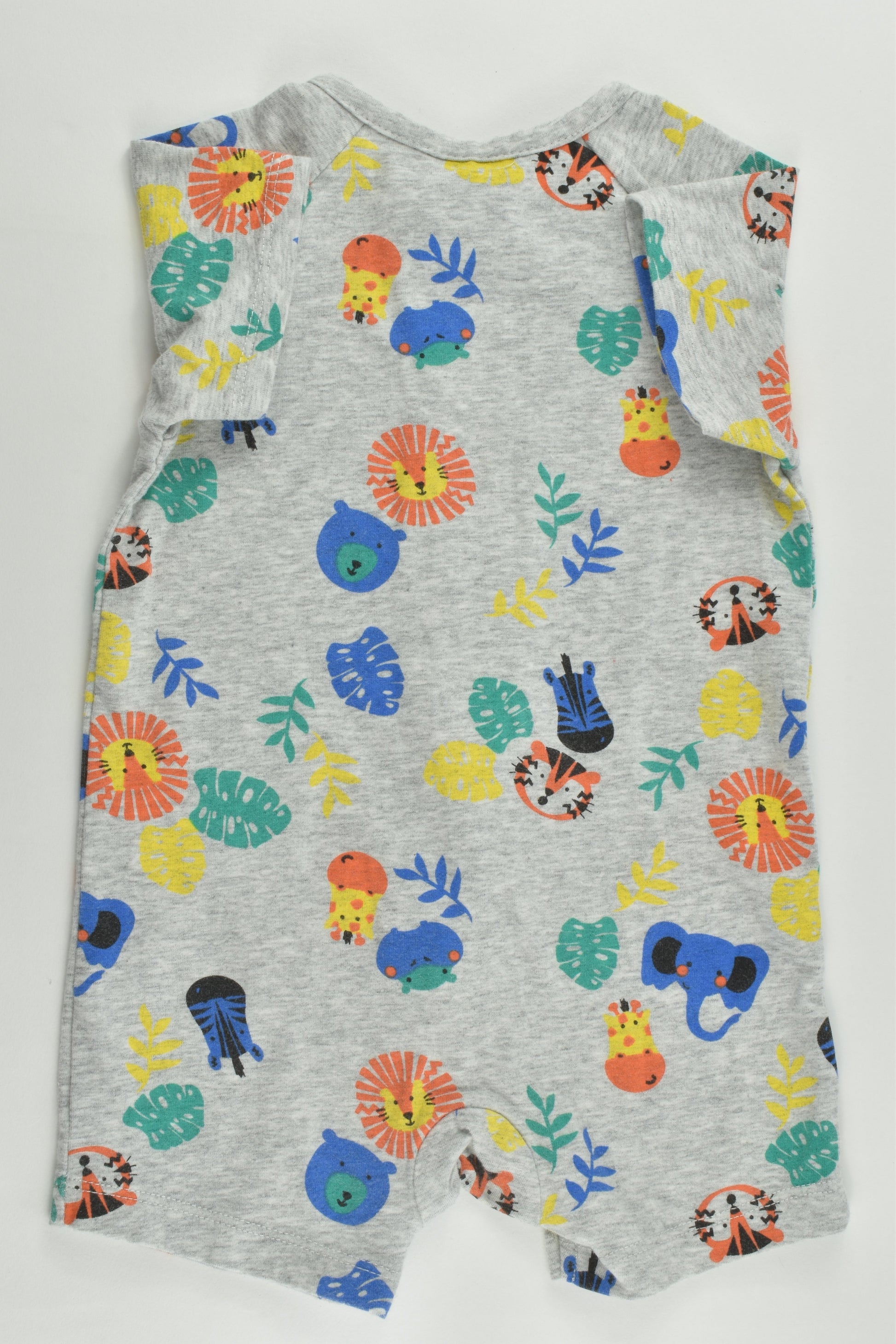 Target Size 0 (6-12 months) Colorful Animals Short Romper