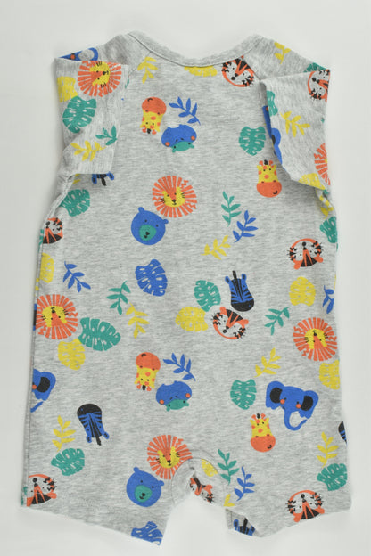 Target Size 0 (6-12 months) Colorful Animals Short Romper