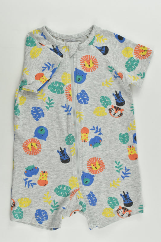 Target Size 0 (6-12 months) Colorful Animals Short Romper