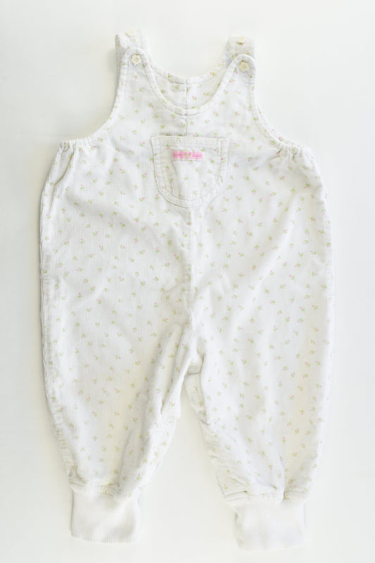 Target Size 0 (6-12 months) Floral Soft Cord Overalls