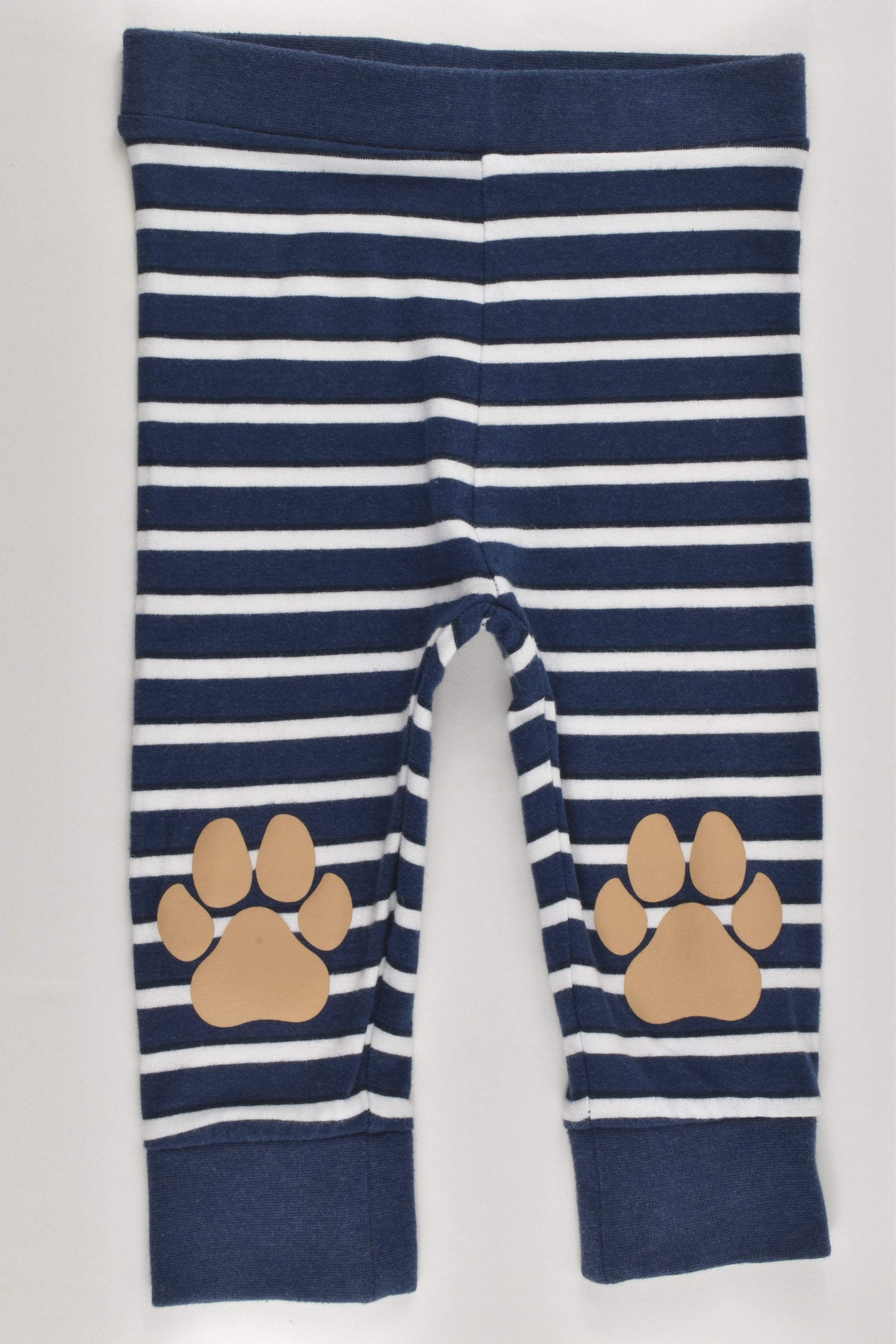 Target Size 0 (6-12 months) Striped Animal Footprints Pants