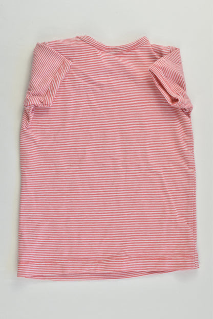 Target Size 0 (6-12 months) Striped Elephant T-shirt