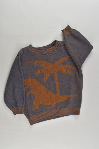 Target Size 0 Dinosaur and Palm Tree Knit Jumper
