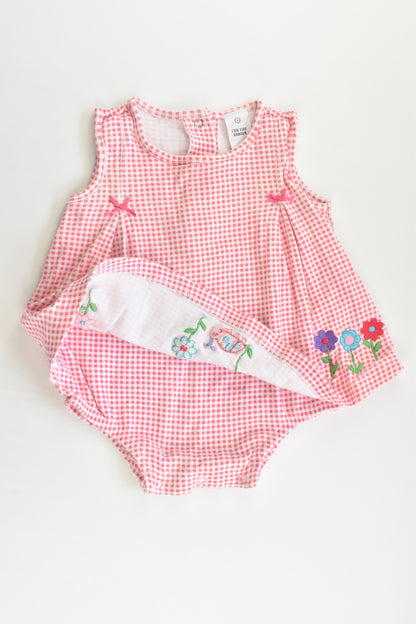 Target Size 0 Ladybug and Flowers Dress with bodysuit Underneath