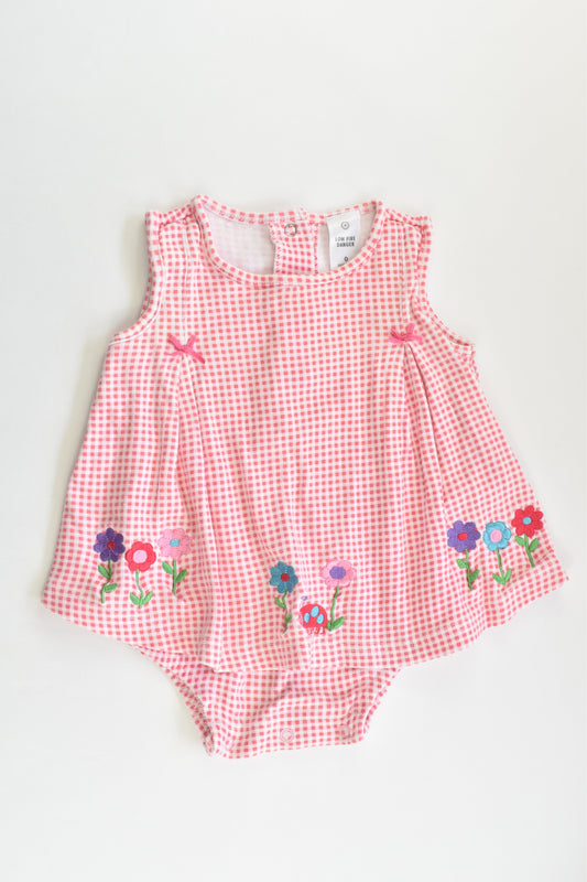 Target Size 0 Ladybug and Flowers Dress with bodysuit Underneath