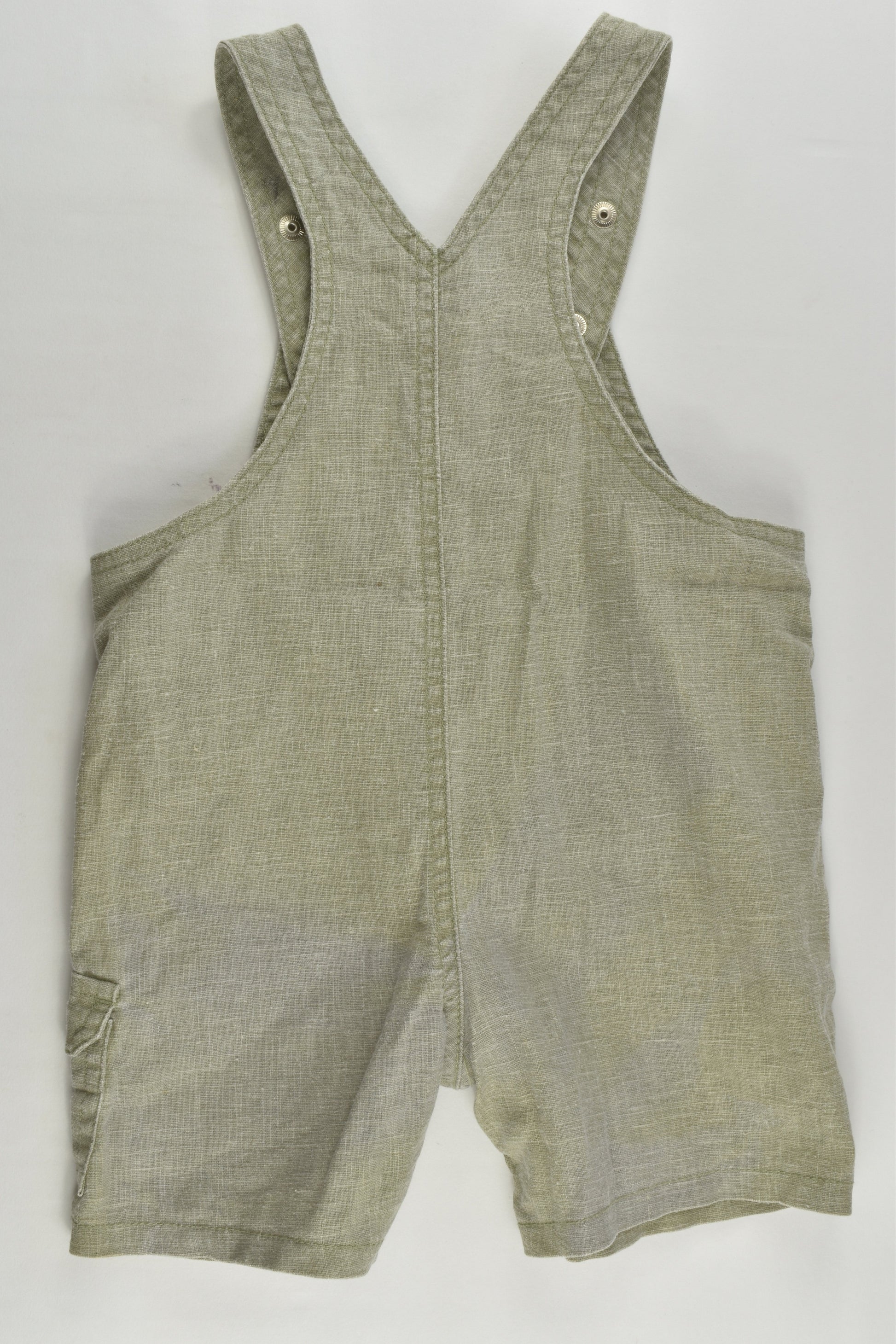 Target Size 0 Linen/Cotton Lion Short Overalls