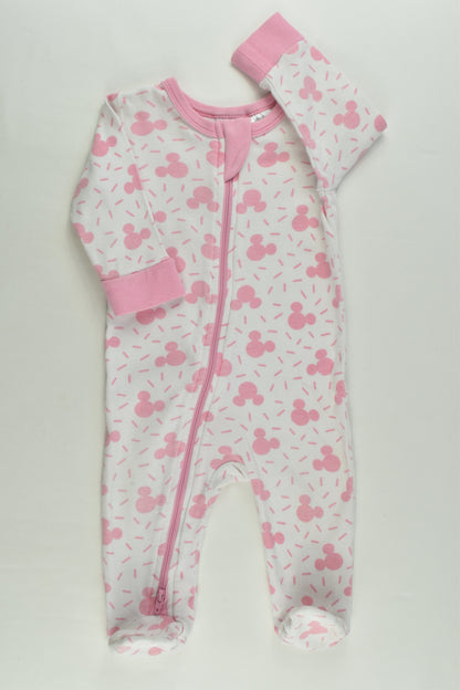 Target Size 00 (3-6 months) Disney Footed Romper