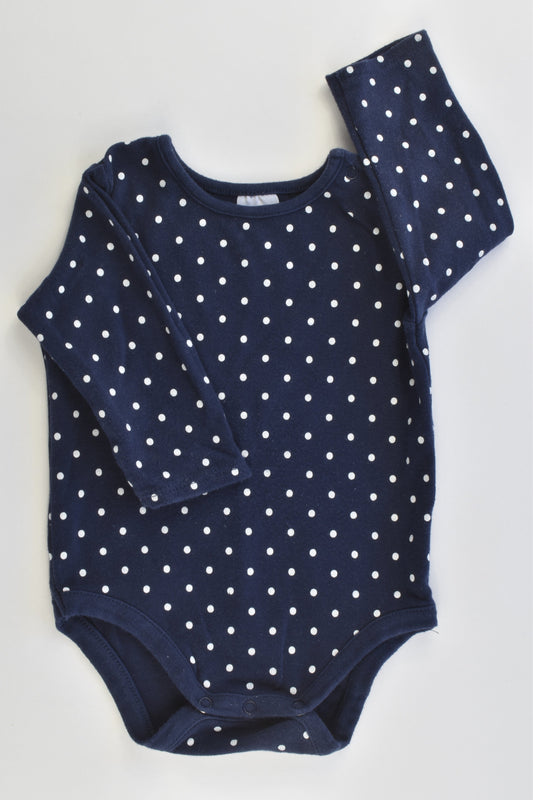 Target Size 00 (3-6 months) Dotted Bodysuit