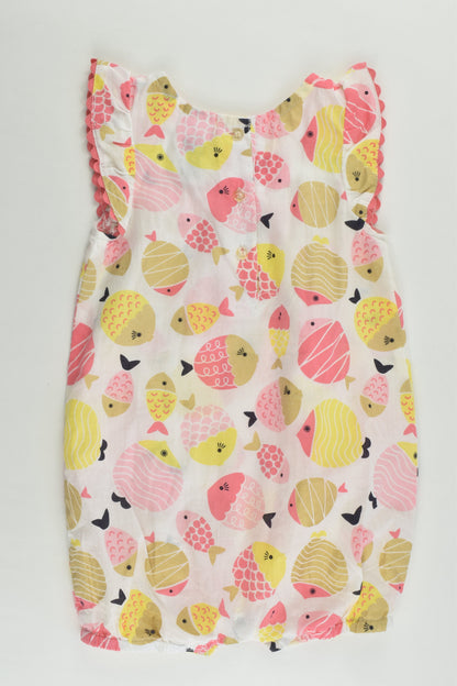 Target Size 00 (3-6 months) Fish Summer Romper