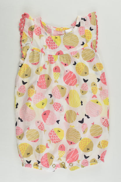Target Size 00 (3-6 months) Fish Summer Romper
