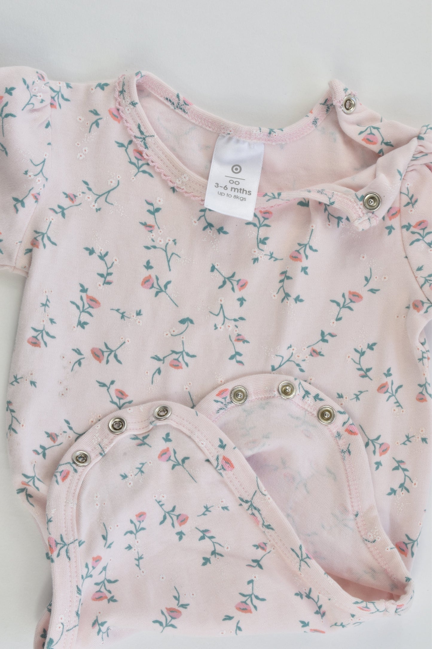 Target Size 00 (3-6 months) Floral Bodysuit