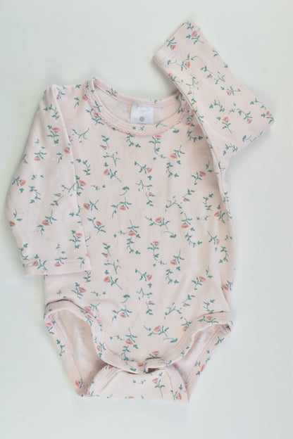 Target Size 00 (3-6 months) Floral Bodysuit