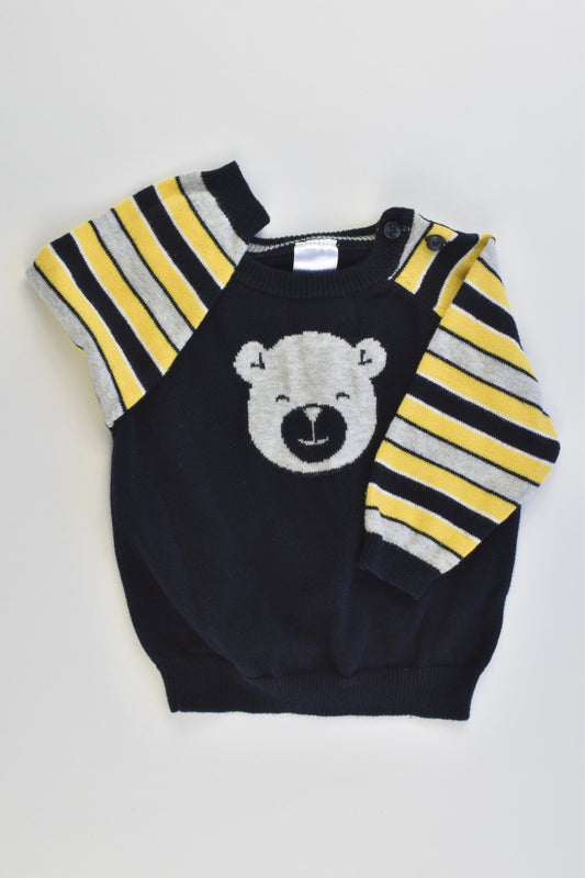 Target Size 00 (3-6 months) Knitted Bear Jumper