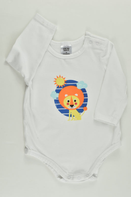 Target Size 00 (3-6 months) Lion Bodysuit