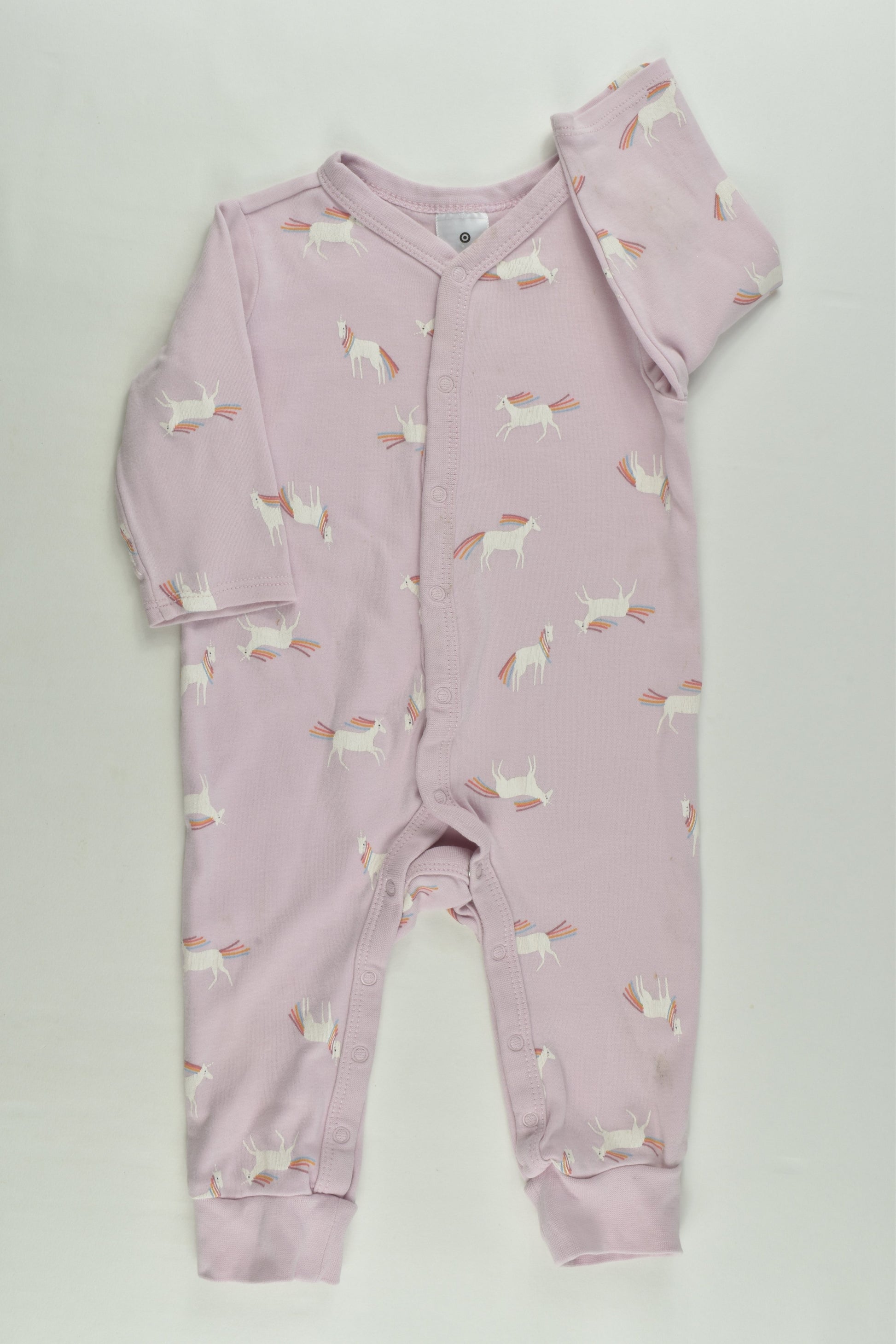 Target Size 00 (3-6 months) Rainbow Unicorn Romper – MiniMe