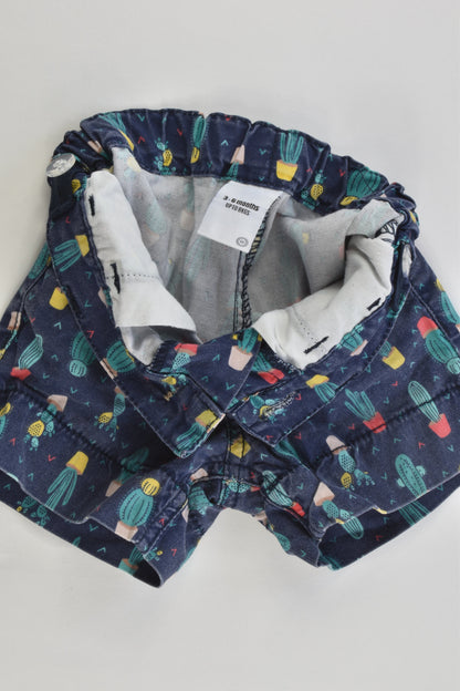 Target Size 00 (3-6 months) Stretchy Cactus Shorts
