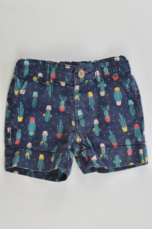 Target Size 00 (3-6 months) Stretchy Cactus Shorts