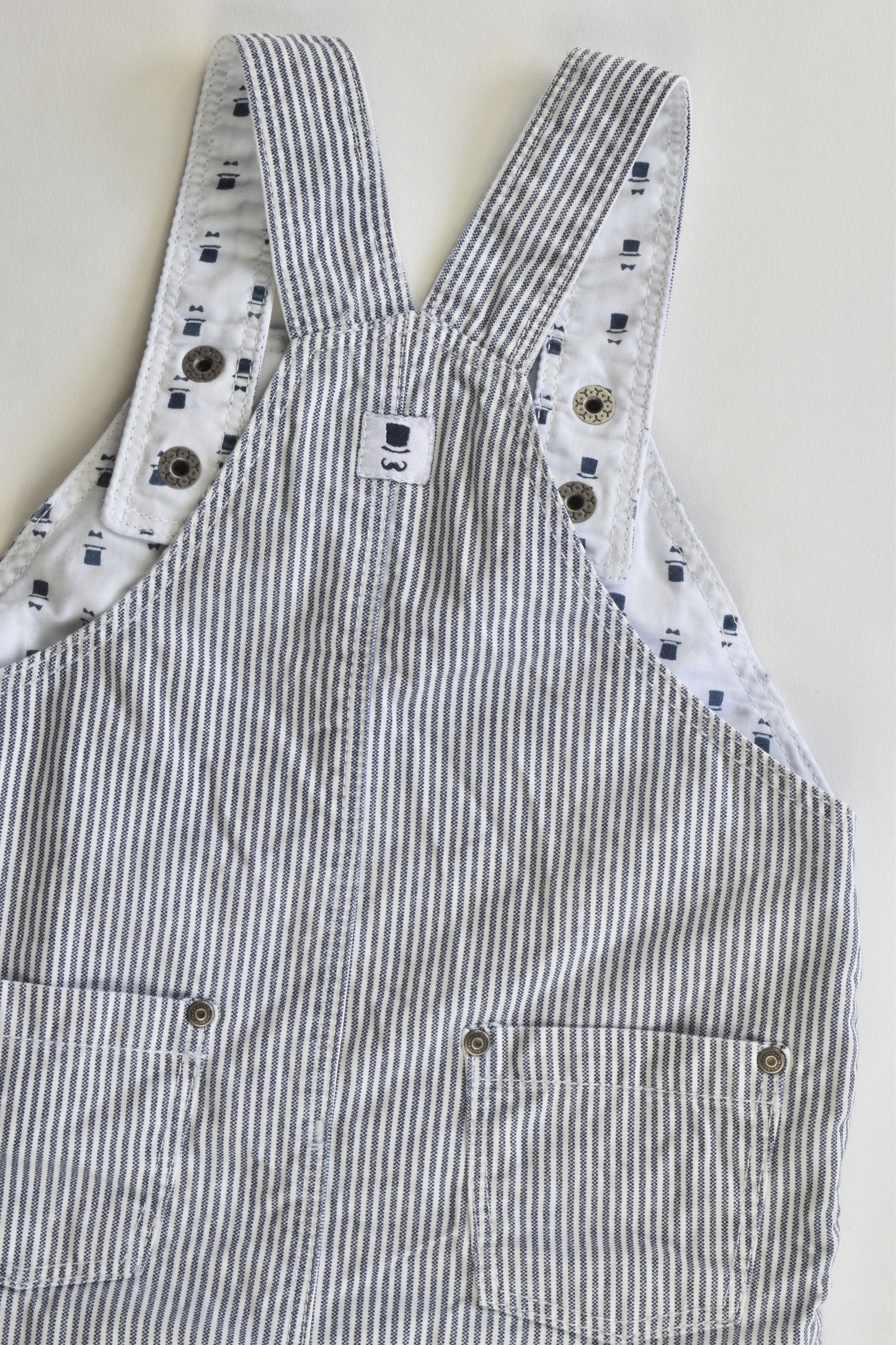 Target Size 00 (3-6 months) Striped Overalls
