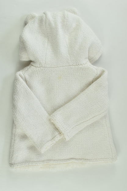 Target Size 00 (3-6 months) Warm Knitted Hooded Jumper