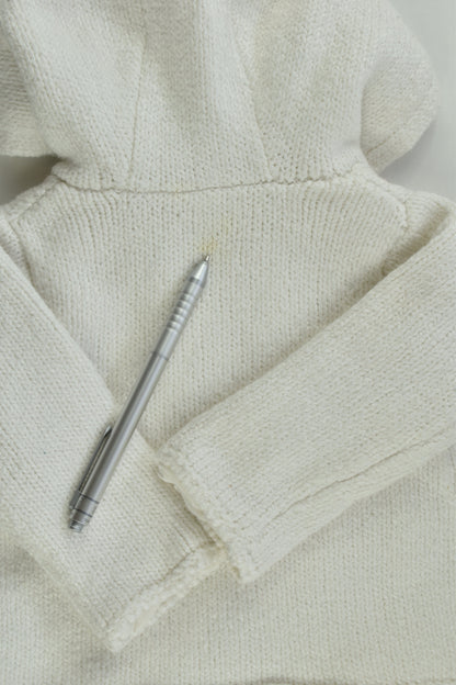 Target Size 00 (3-6 months) Warm Knitted Hooded Jumper