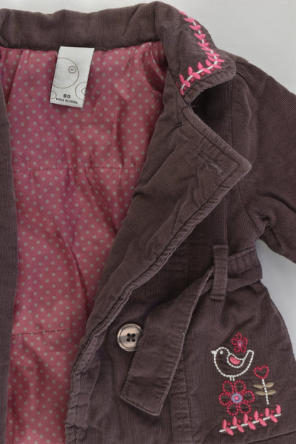 Target Size 00 Lined Padded Cord Jacket