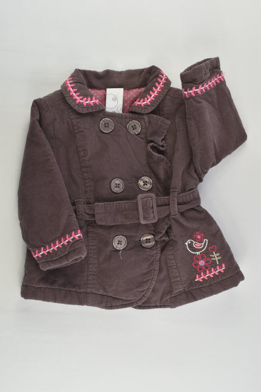 Target Size 00 Lined Padded Cord Jacket