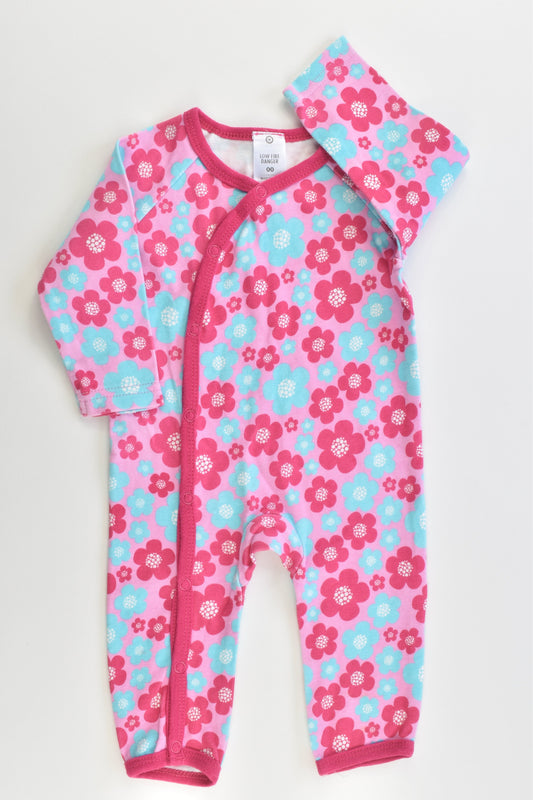Target Size 00 Retro Style Floral Romper