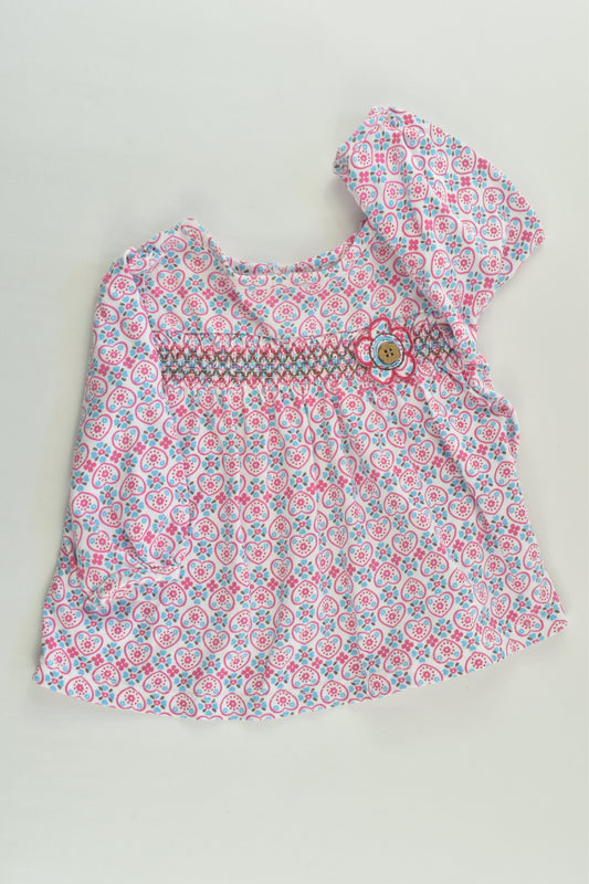 Target Size 00 Smocked Tunic/Top