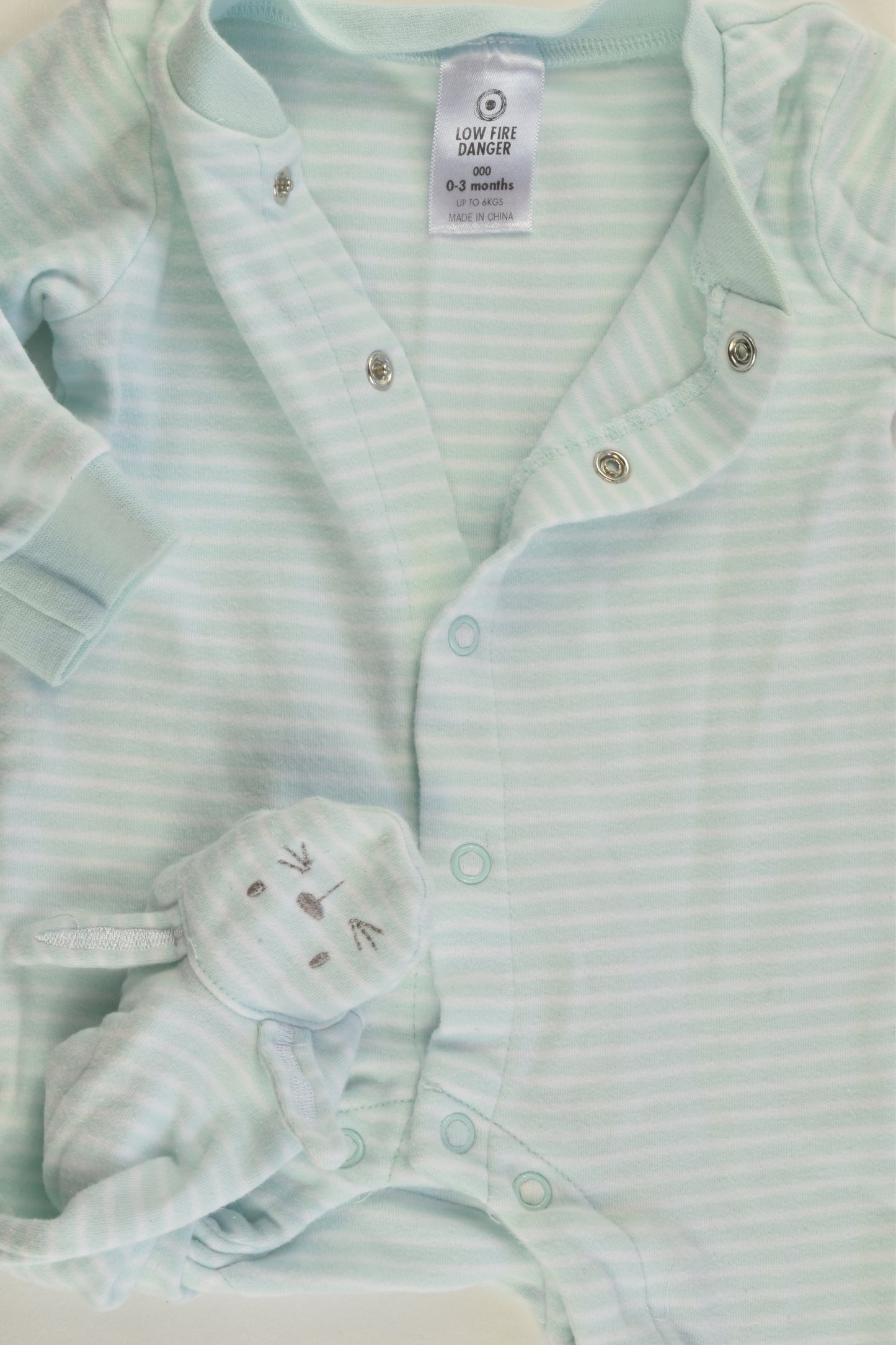 Target Size 000 (0-3 months) Bunny Footed Romper