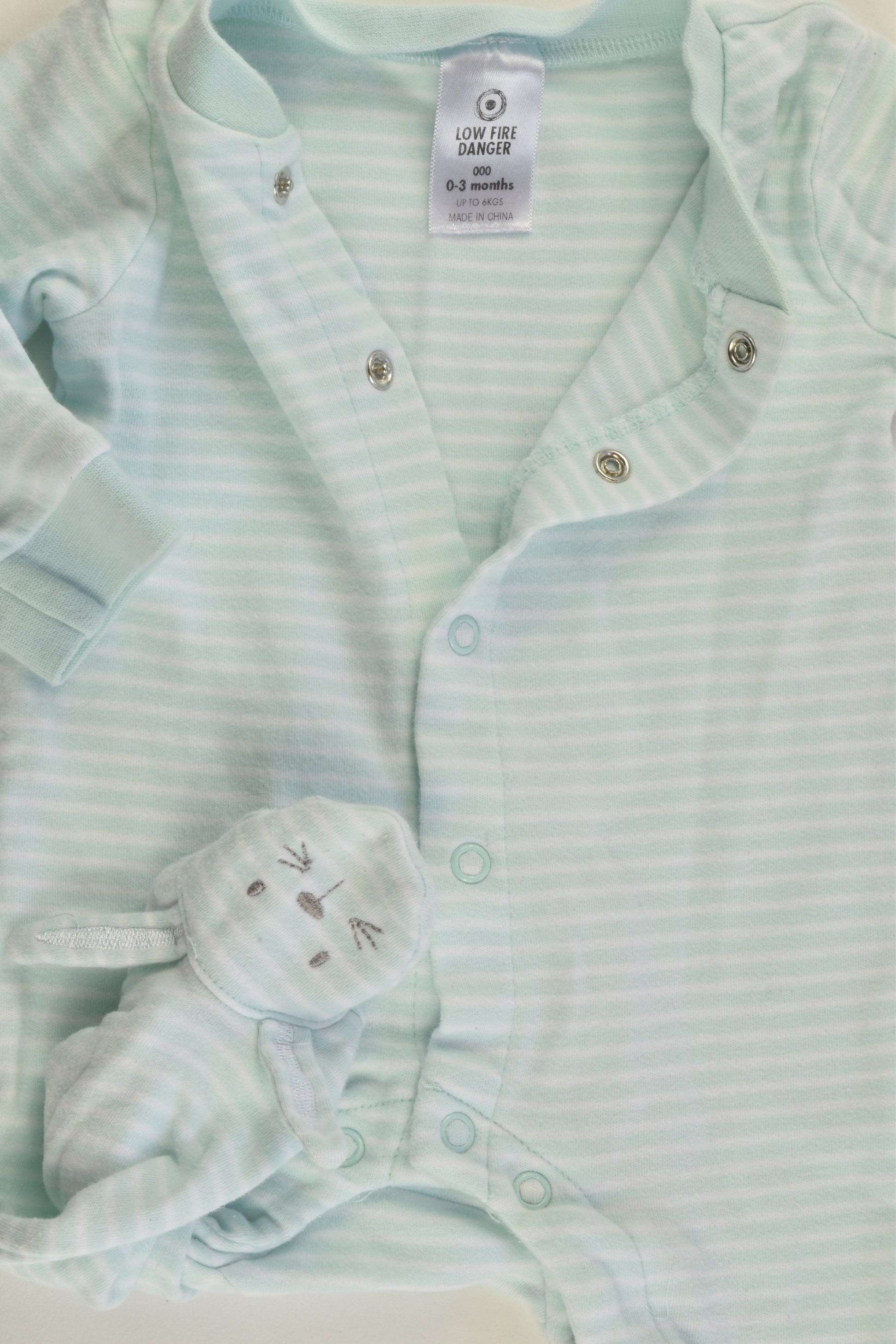 Target Size 000 (0-3 months) Bunny Footed Romper